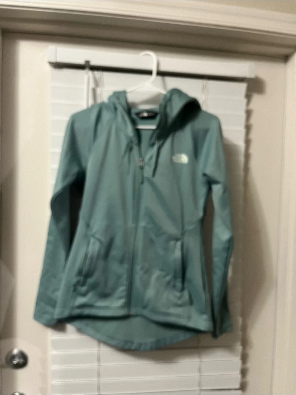 The North Face Women's Hooded Utility Jacket in Sage Green